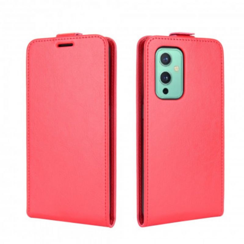 Kožené Puzdro OnePlus 9 Flipové Puzdro Efekt Vertikálnej Klapky