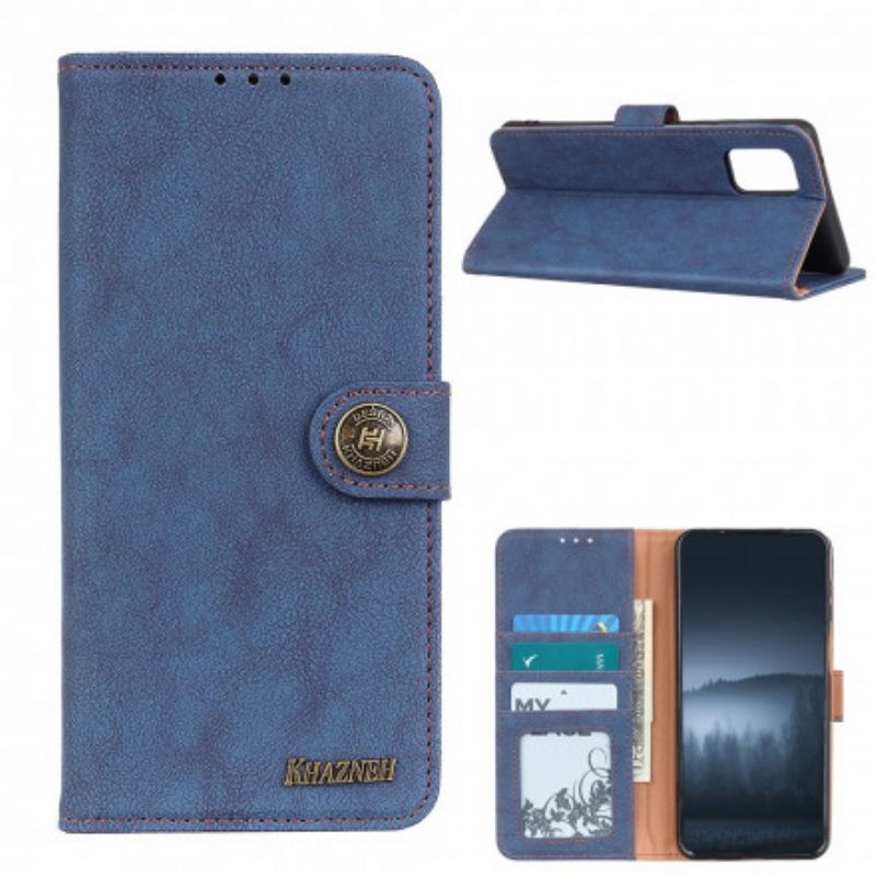 Kožené Puzdro OnePlus 9 Khazneh Retro Štiepaná Koža