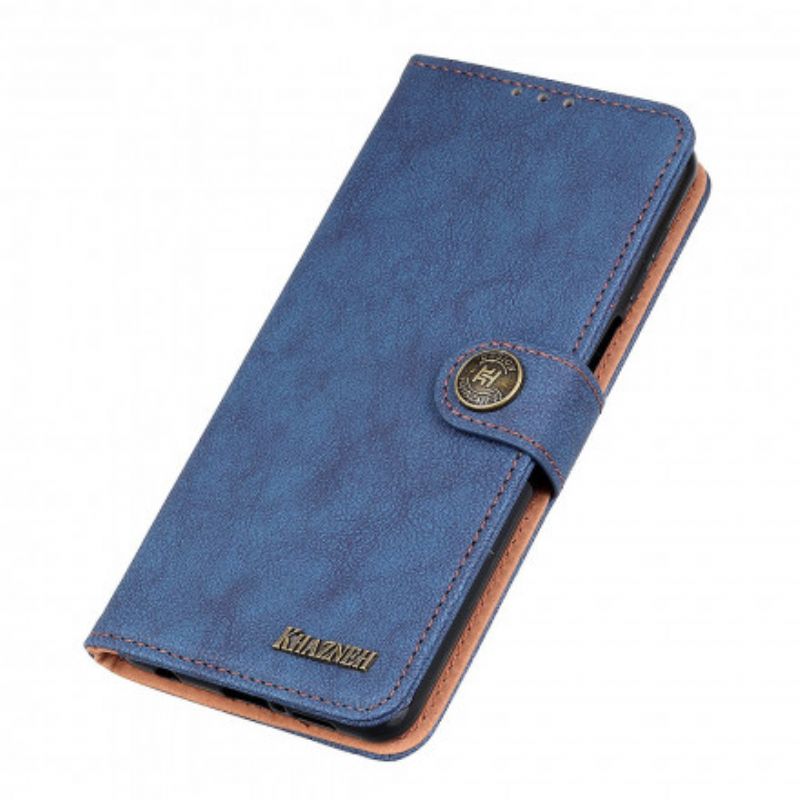 Kožené Puzdro OnePlus 9 Khazneh Retro Štiepaná Koža