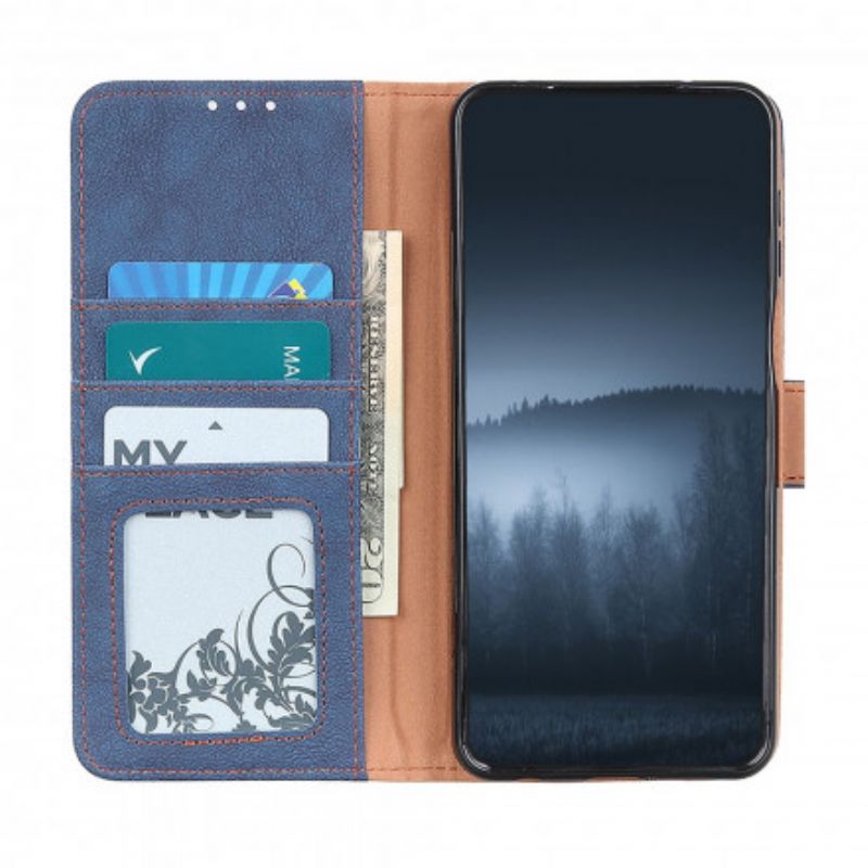 Kožené Puzdro OnePlus 9 Khazneh Retro Štiepaná Koža