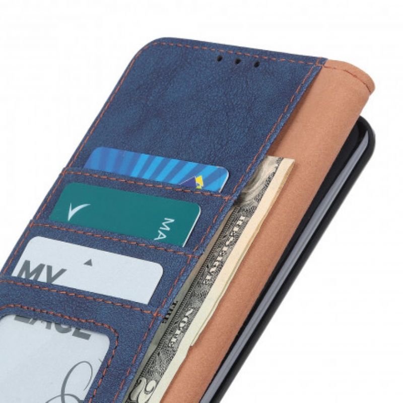 Kožené Puzdro OnePlus 9 Khazneh Retro Štiepaná Koža