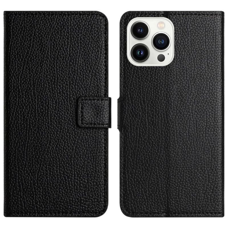 Kožené Puzdro iPhone 16 Pro Kryt Na Mobil Štýlový