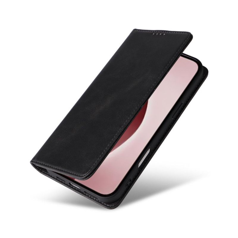 Kožené Puzdro Na iPhone 16 Pro Blokovanie Rfid S Koženým Efektom