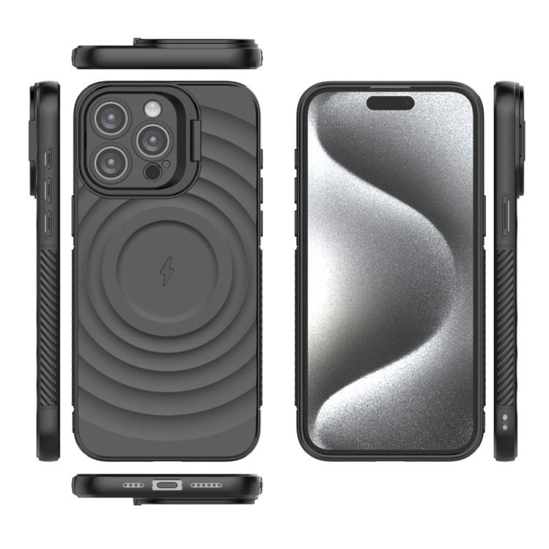 Kryt iPhone 16 Pro Magnetická Vlnitá Textúra