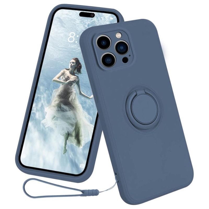 Kryt iPhone 16 Pro Podporný Krúžok A Šnúrka