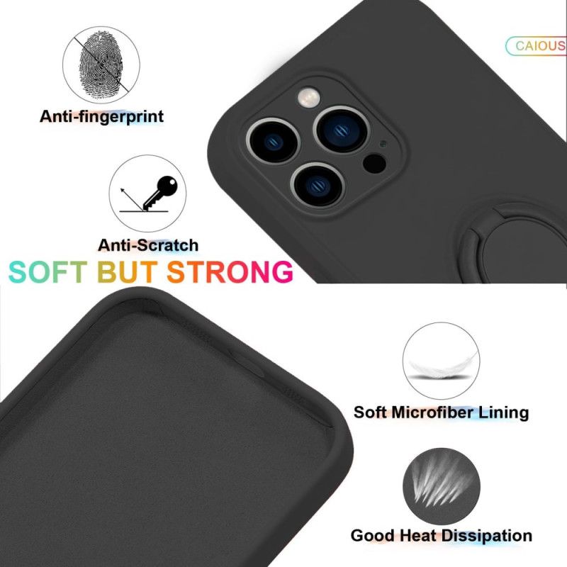 Kryt iPhone 16 Pro Podporný Krúžok A Šnúrka