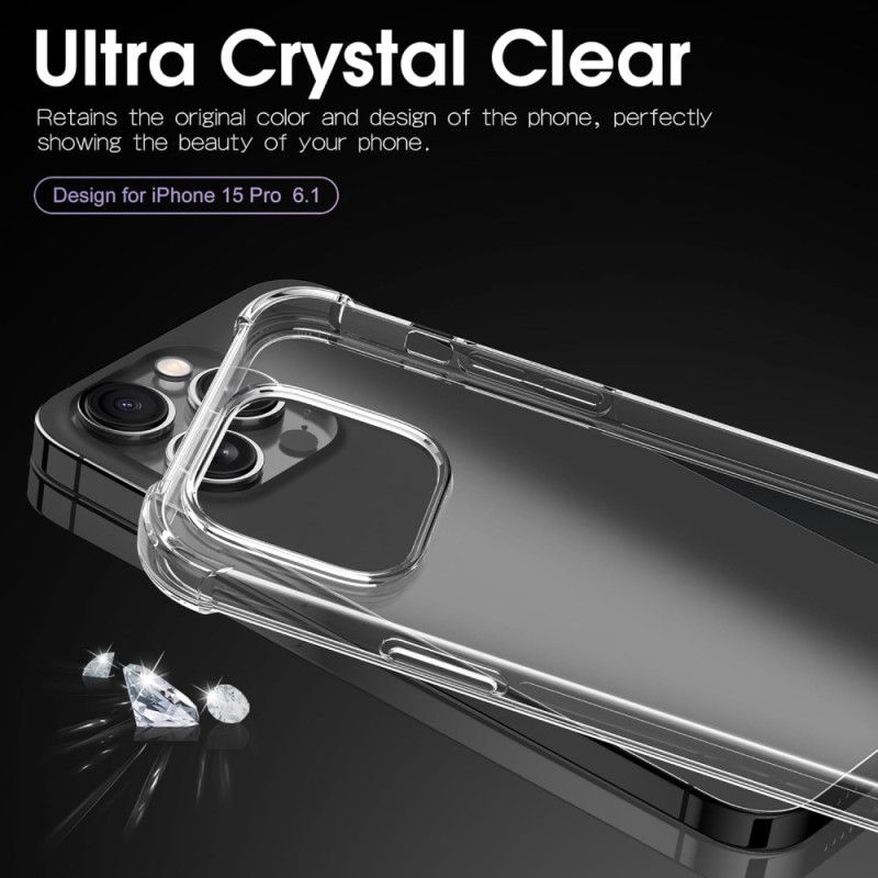 Kryt iPhone 16 Pro Transparentná Nárazuvzdorná