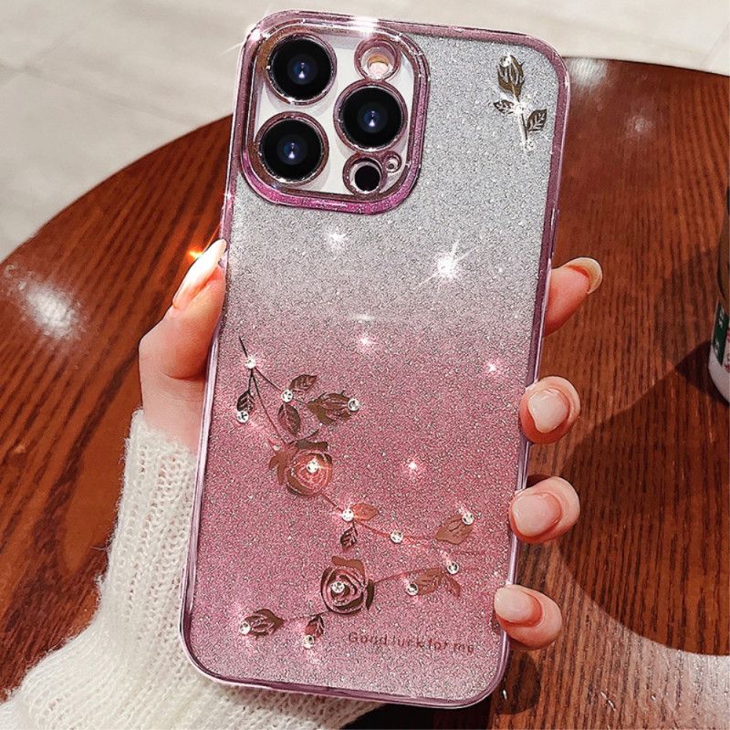 Kryt Na iPhone 16 Pro Kvety A Kamienky Kadem