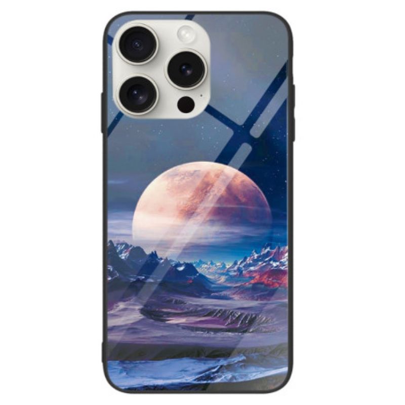 Kryt Na iPhone 16 Pro Tvrdené Sklo White Planet