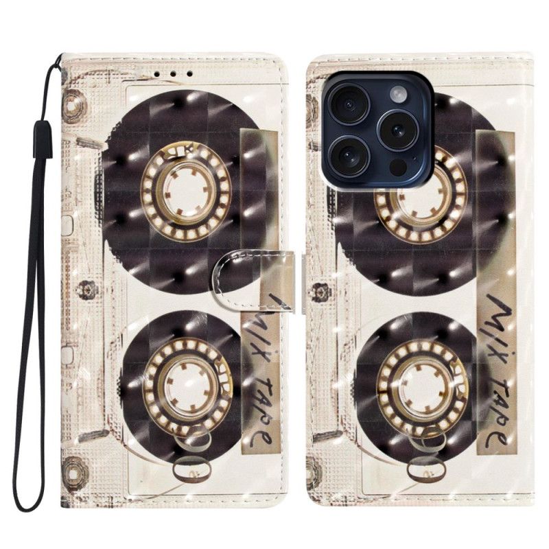 Puzdro iPhone 16 Pro Kazeta So Šnúrkou