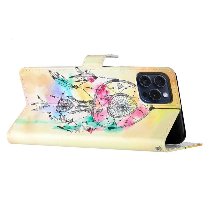 Puzdro iPhone 16 Pro Lapač Snov S Popruhom