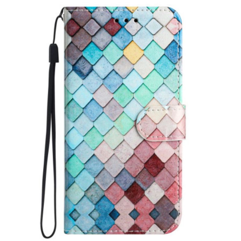 Puzdro iPhone 16 Pro Mriežky Na Popruh