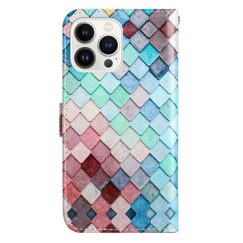 Puzdro iPhone 16 Pro Mriežky Na Popruh