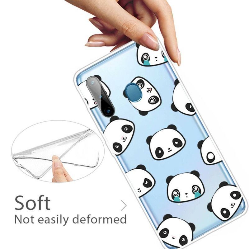 Kryt Samsung Galaxy M11 Bezšvové Sentimentálne Pandy