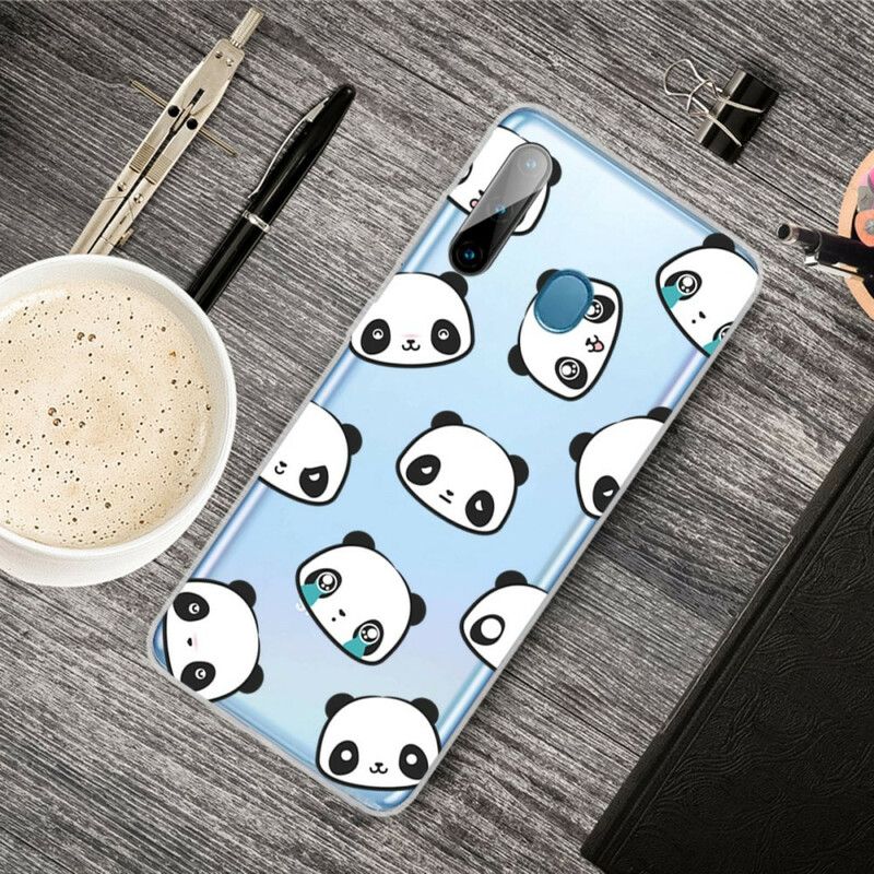 Kryt Samsung Galaxy M11 Bezšvové Sentimentálne Pandy