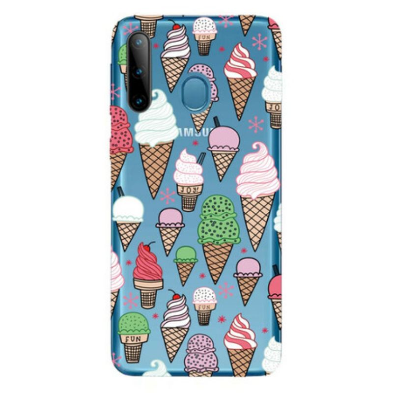Kryt Samsung Galaxy M11 Krémová Zmrzlina