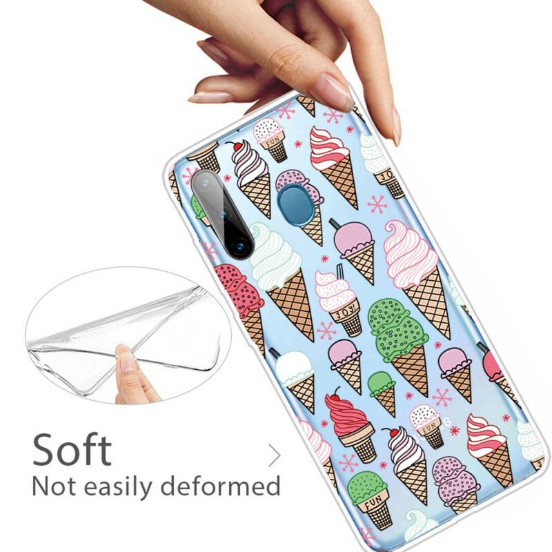 Kryt Samsung Galaxy M11 Krémová Zmrzlina