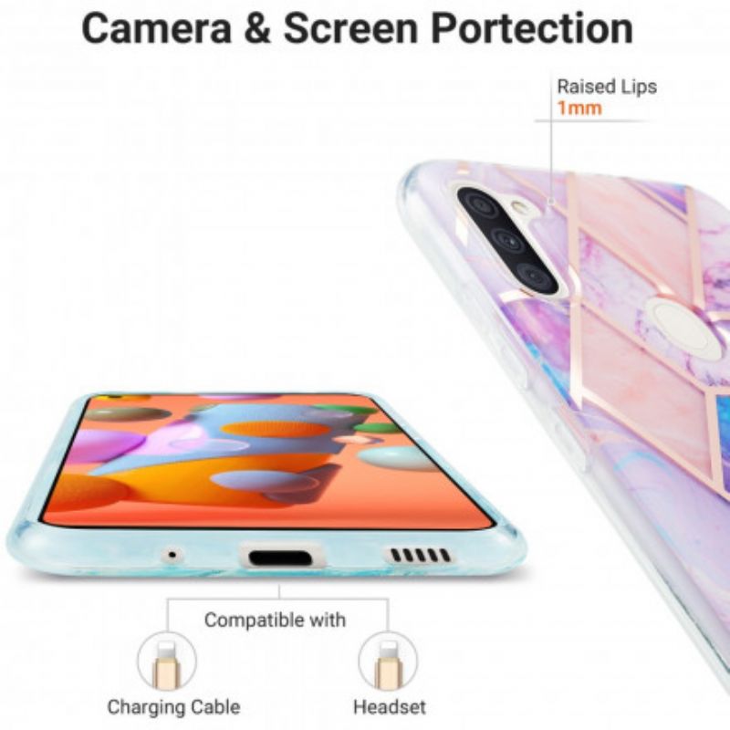 Kryt Samsung Galaxy M11 Ultra Dizajnový Mramor