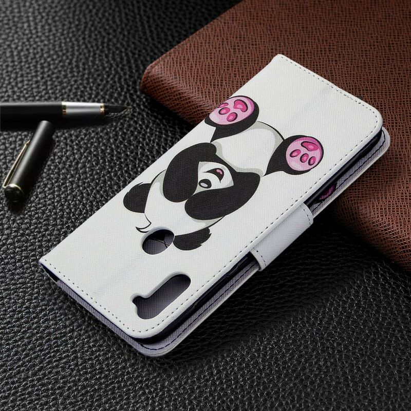 Peňaženkový Kryt Samsung Galaxy M11 Panda Zábava