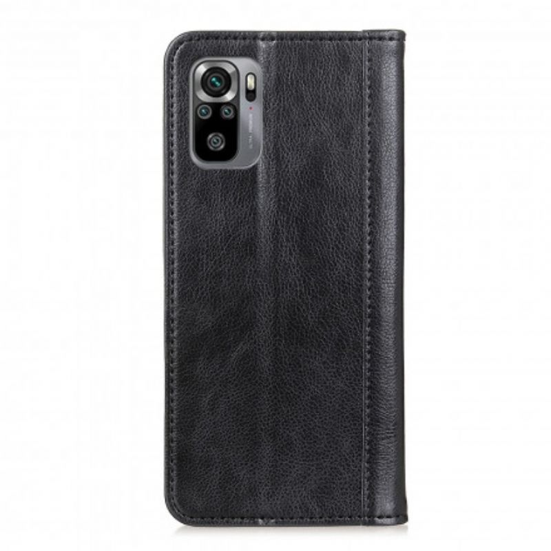 Flipové Puzdro Poco M5s Kožené Puzdro Verzia Litchi Split Leather