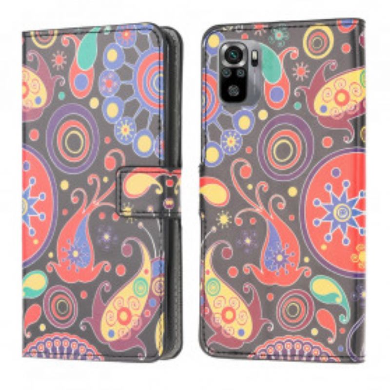 Kožené Puzdro Poco M5s Galaxy Dizajn