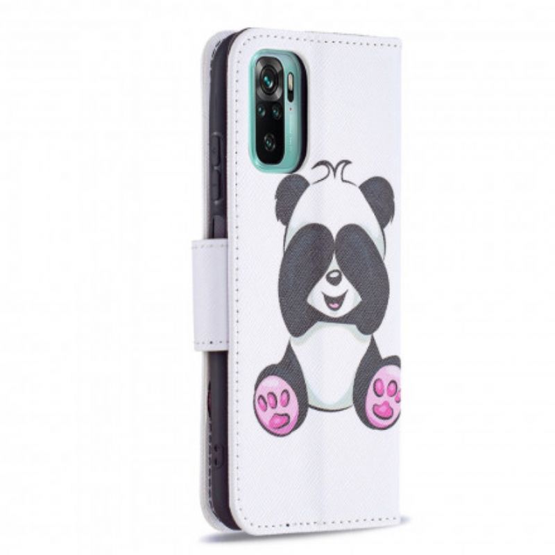 Kožené Puzdro Poco M5s Panda Zábava