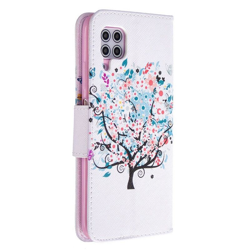 Kožené Puzdro Huawei P40 Lite Rozkvitnutý Strom