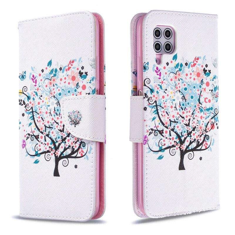 Kožené Puzdro Huawei P40 Lite Rozkvitnutý Strom