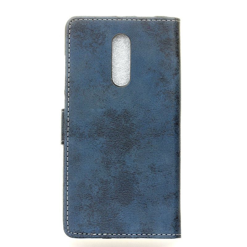 Peňaženkový Kryt OnePlus 8 Vintage Kožený Efekt