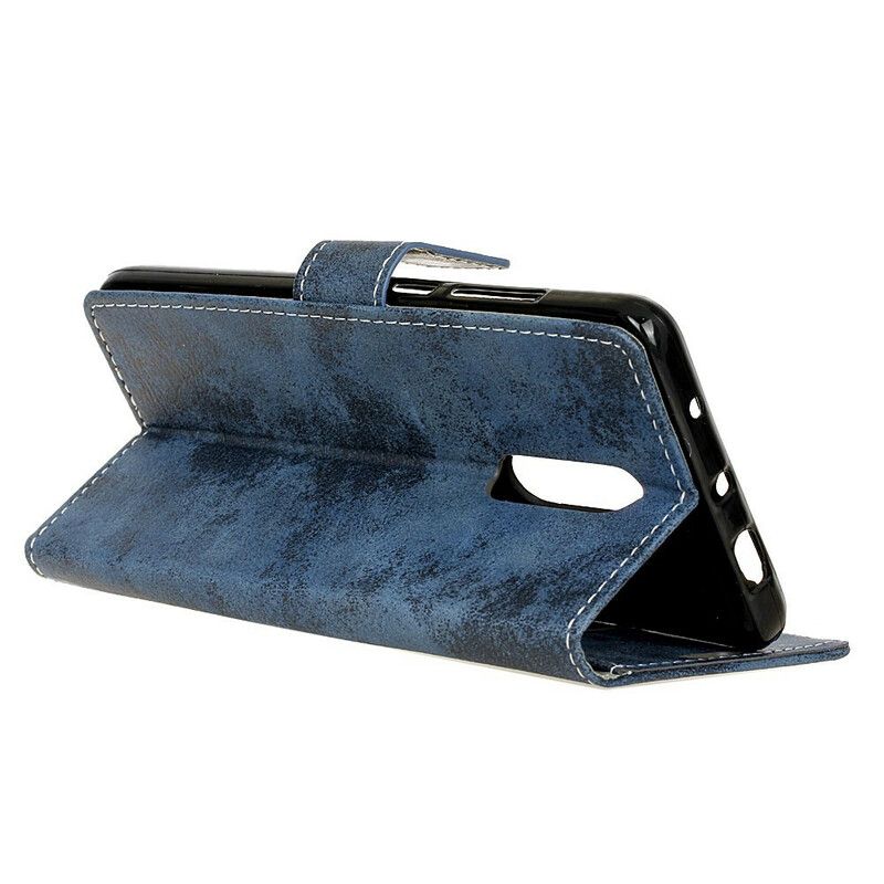 Peňaženkový Kryt OnePlus 8 Vintage Kožený Efekt