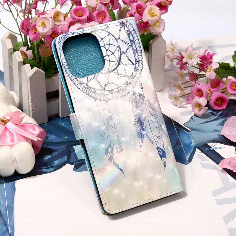 Flipové Puzdro iPhone 13 Pro Akvarelový Lapač Snov