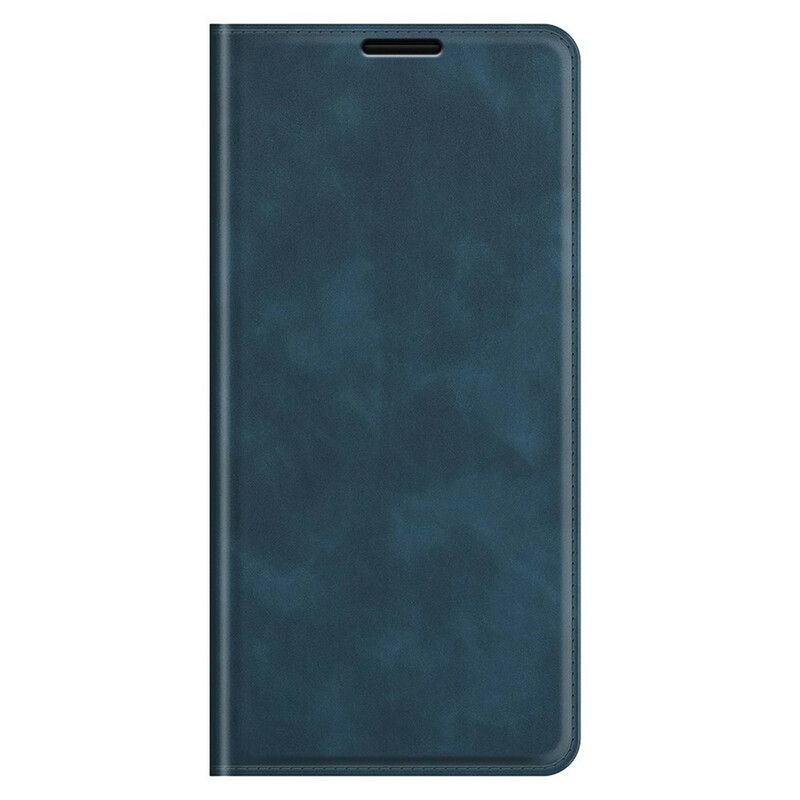 Flipové Puzdro iPhone 13 Pro Kožené Puzdro Efekt Hodvábnej Jemnej Kože