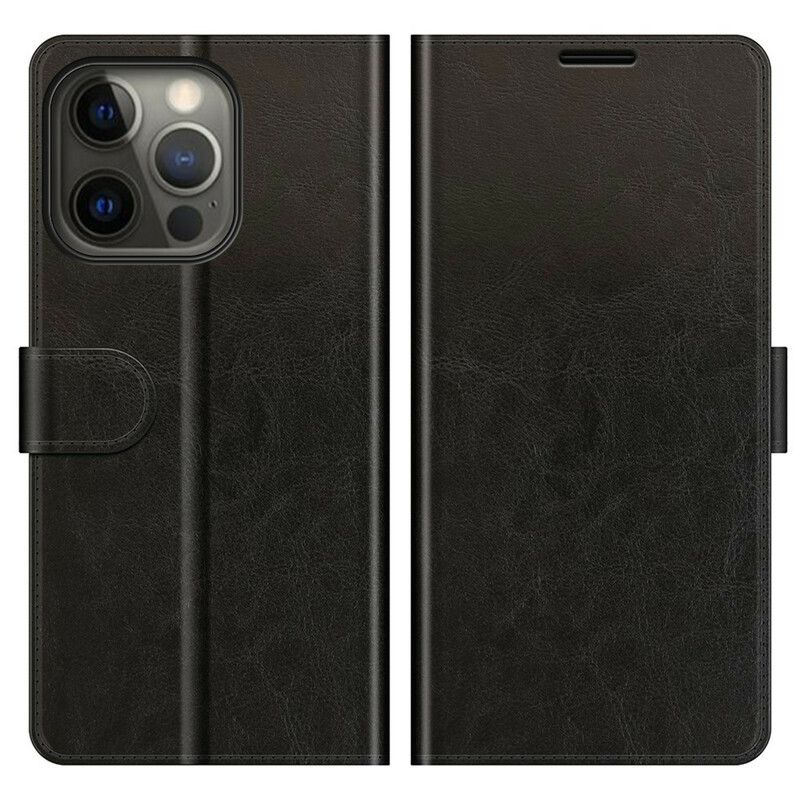 Kožené Puzdro iPhone 13 Pro Dizajnový Kožený Efekt