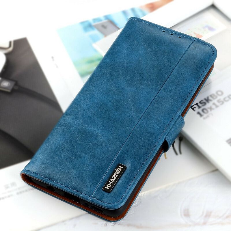 Kožené Puzdro iPhone 13 Pro Kožený Štýl Khazneh Elegance