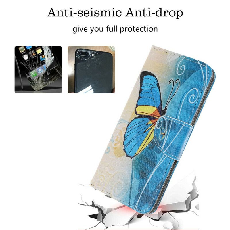 Kožené Puzdro iPhone 13 Pro Motýle