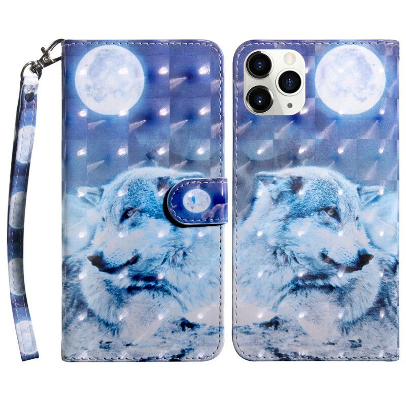Kožené Puzdro iPhone 13 Pro Svetelný Bod Geralda Vlka