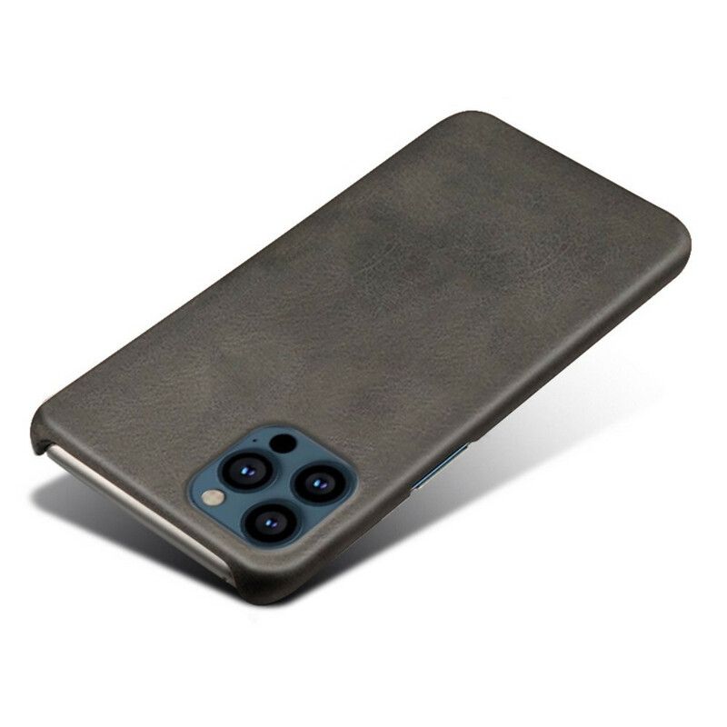 Kryt iPhone 13 Pro Kožený Efekt Ksq