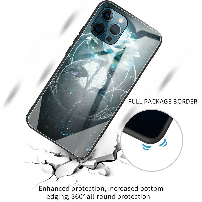 Kryt iPhone 13 Pro Ružovo Zelené Tvrdené Sklo