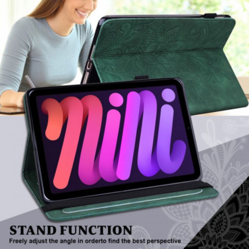 Flipové Puzdro iPad Mini 6 (2021) Kvetinový Dizajn