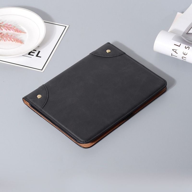 Flipové Puzdro iPad Mini 6 (2021) Vintage Nity Z Umelej Kože