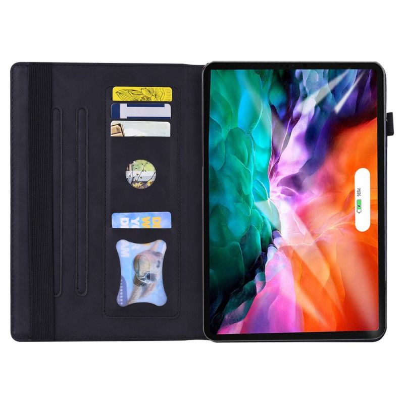 Kožené Puzdro iPad Mini 6 (2021) Dvojfarebný Kožený Efekt