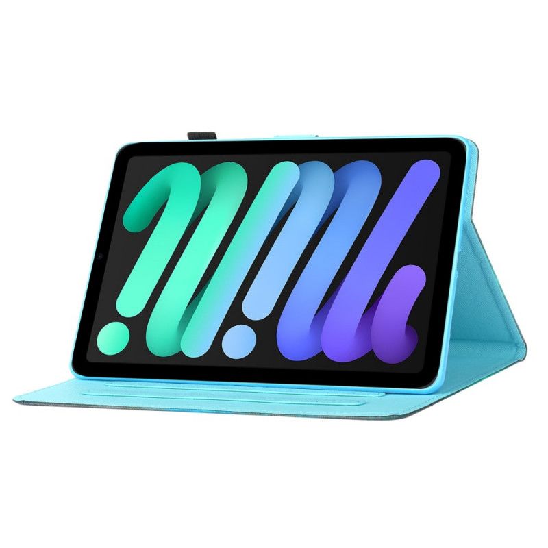 Kožené Puzdro iPad Mini 6 (2021) Emocionálna Mačka