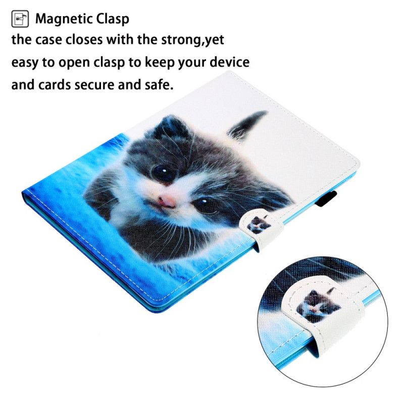 Kožené Puzdro iPad Mini 6 (2021) Emocionálna Mačka