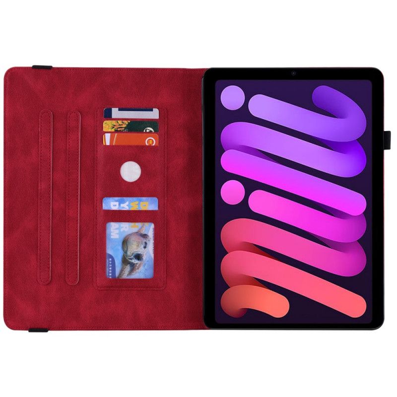 Kožené Puzdro iPad Mini 6 (2021) Štylizované Motýle