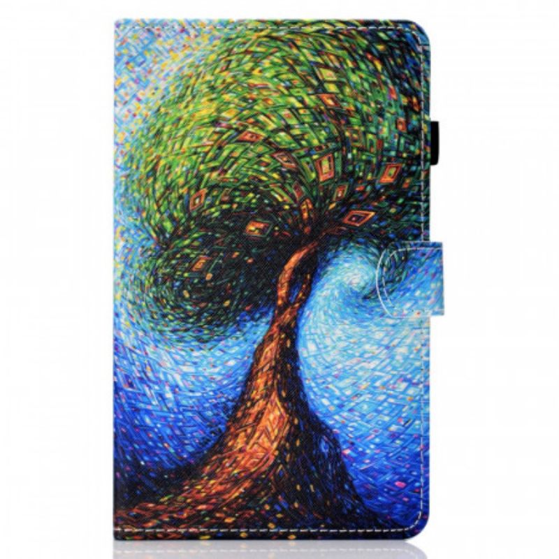Kožené Puzdro iPad Mini 6 (2021) Umelecký Strom