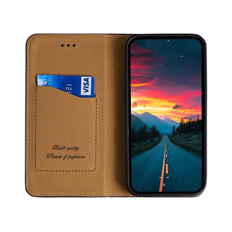 Flipové Puzdro Xiaomi Redmi Note 11 Pro / 11 Pro 5G Kožené Puzdro Efekt Textúrovanej Kože