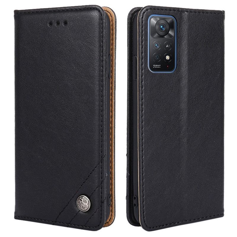 Flipové Puzdro Xiaomi Redmi Note 11 Pro / 11 Pro 5G Kožené Puzdro Štýlový Kožený Nit