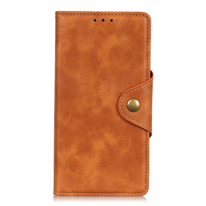 Kožené Puzdro Xiaomi Redmi Note 11 Pro / 11 Pro 5G Gombík Z Umelej Kože