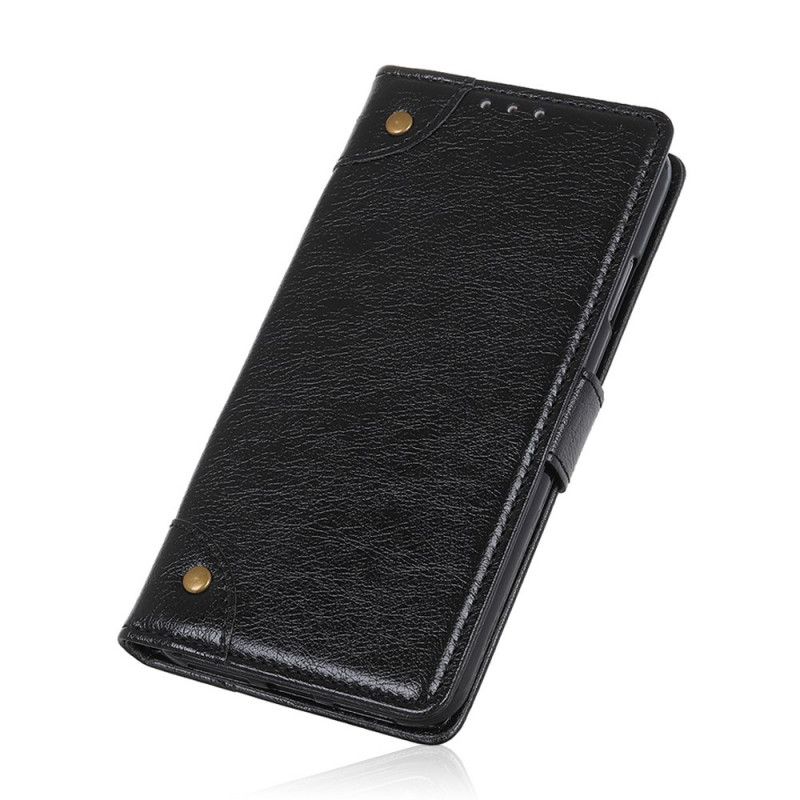 Peňaženkový Kryt Xiaomi Redmi Note 11 Pro / 11 Pro 5G Vintage Nity Z Kože Nappa