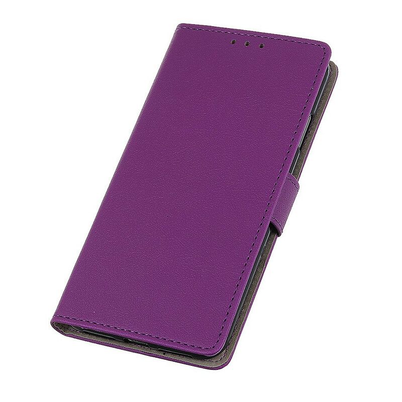Kožené Puzdro Realme X50 Klasický Kožený Efekt